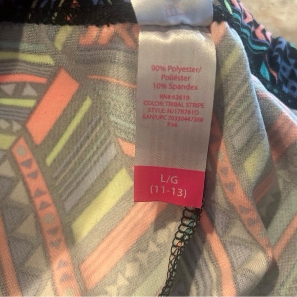 No Boundaries Neon Abstract print Leggings Large - Picture 5 of 8